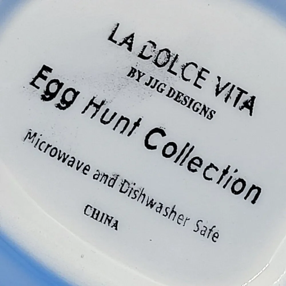 La Dolce Vita By JJG Designs Egg Hunt Collection Tulip Shaped Divided Dish Tray